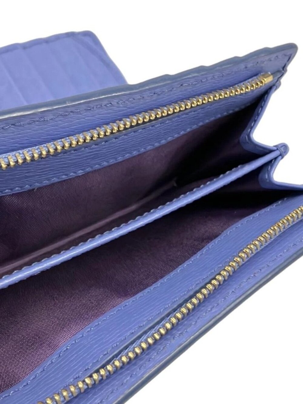 GUCCI GG 790036 Dark Navy Gray GG Canvas Leather - Bifold Wallet - Picture 4 of 5